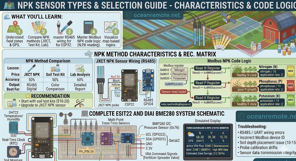 NPK Sensor Types and Selection