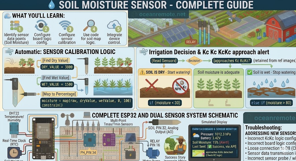 Soil Moisture Sensor - Wiring and Calibration