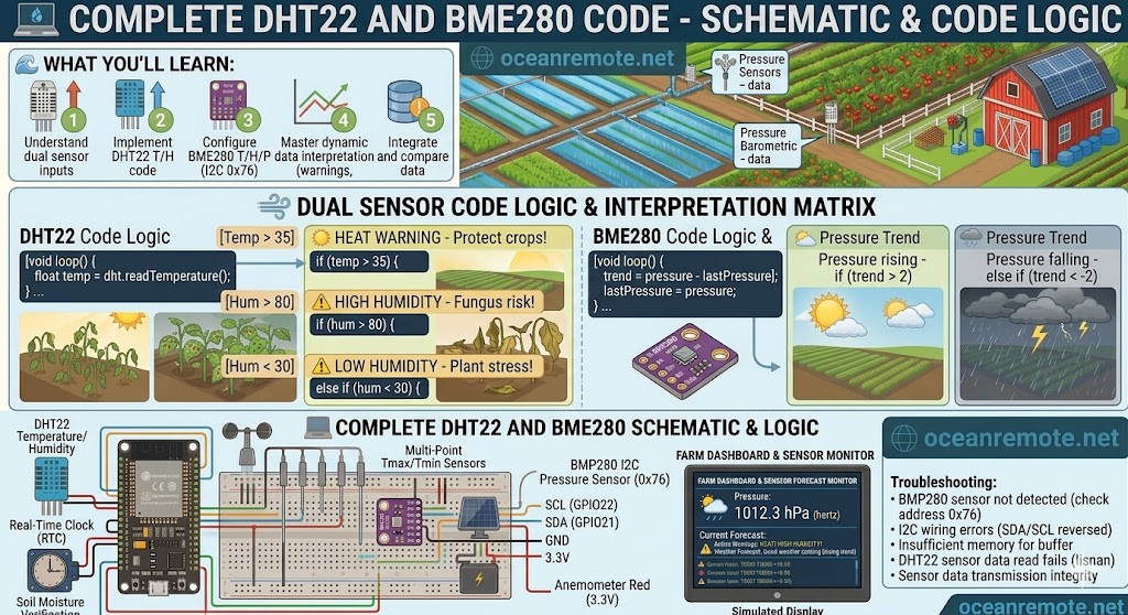 Complete DHT22/BME280 Code Examples