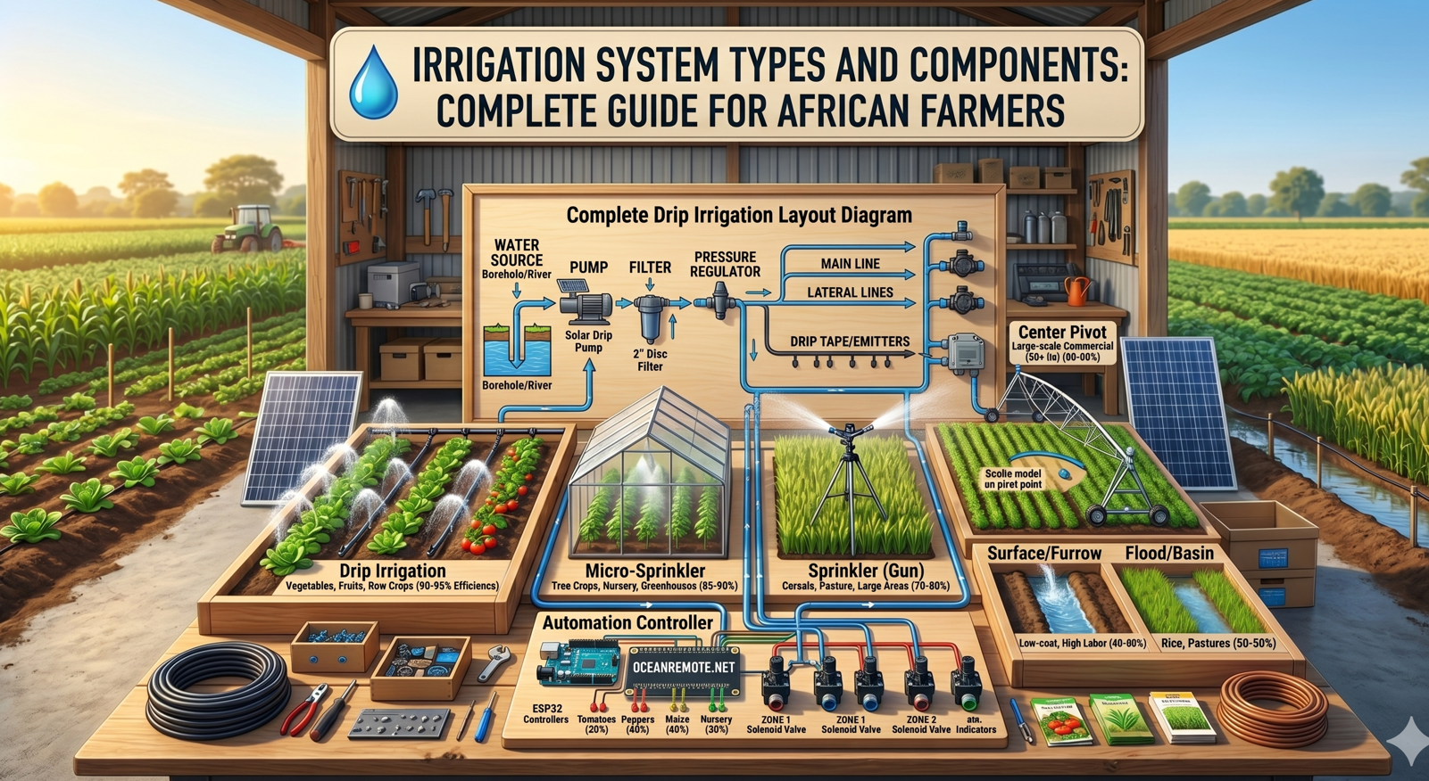 Irrigation System Types and Components