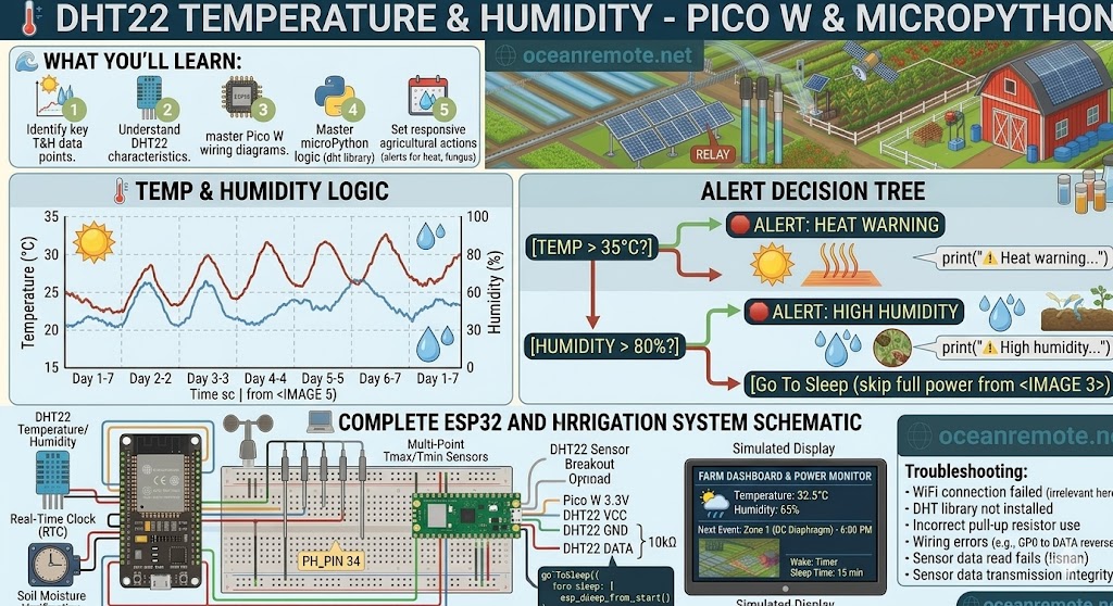 DHT22 Temperature and Humidity Sensor picow