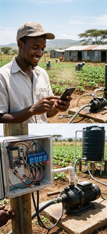 Soil moisture monitoring with ESP32