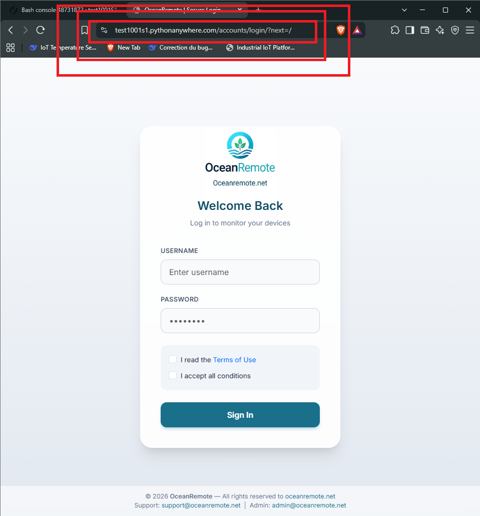 Webapp page